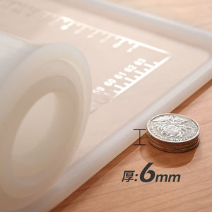 Silicone Kneading <b>Mat</b> 6mm Thick Non-Stick For Baking Dumpling Making Home Use Extra <b>Large</b> Size Plain Color - Product Image 1