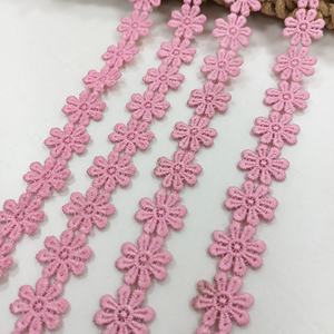 Encaje bordado floral en 3D, encaje soluble en agua de lujo para vestido de novia y vestido de noche - Product Image 4