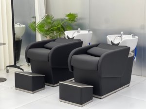 Muebles Modernos <span class=keywords><strong>para</strong></span> Salón de Belleza, Juego de 1 Pieza de Lavabos y Sillas de Cerámica <span class=keywords><strong>para</strong></span> Champú, Opción Económica, <span class=keywords><strong>Lavabo</strong></span> Portátil <span class=keywords><strong>para</strong></span> Lavar el <span class=keywords><strong>Cabello</strong></span> - Product Image 5