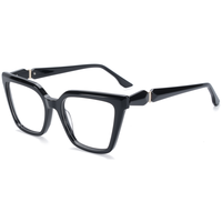 Monture de lunettes optiques Elan Optical YB6016, style rétro populaire, rectangulaire, œil de chat, pour femmes, monture intégrale en acétate, lunettes optiques en stock