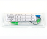 1x2 WDM 1310/1550nm SC/APC fibre optique multiplexeur tube en acier emballage
