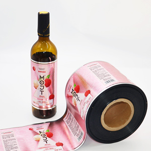 Bóng Bạc in ấn tùy chỉnh dính bia Vodka rượu chai không thấm nước cuộn nhãn nhãn dán rượu vang - Product Image 1