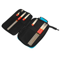 Sac de rangement pour baguettes de batterie en tissu Oxford, épais et résistant à l'usure, étui de transport pour baguettes de batterie