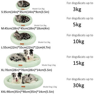 Para <span class=keywords><strong>Amazon</strong></span>, Perrera de tela a rayas, cama para perros con nido de pelo antiadherente, suministros para perrera al por mayor para gatitos y perros - Product Image 3