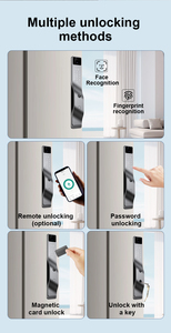 Ngoài trời không thấm nước rim khóa Wifi tuya App cổng khóa sinh trắc học vân tay thông minh khóa cửa - Product Image 3