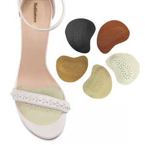 Inserts de coussin de talon avant-pied en cuir Coussinets de coussin boule de pied Coussinets anti-chaussures Protecteurs de semelle de chaussure adhésifs - Product Image 5