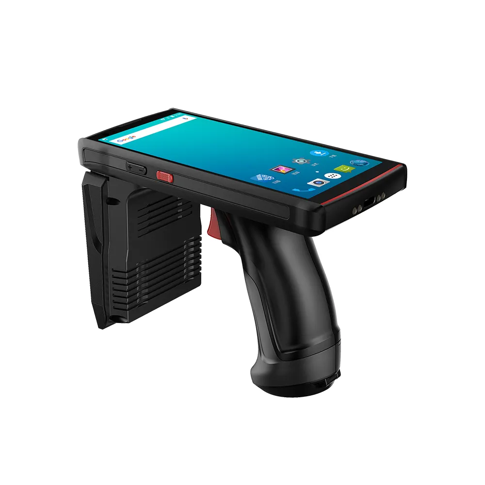 Blovedream UHF RFID Handheld Scanner with 4G GPS WiFi and Laser Barcode Reading Support for Logistics
