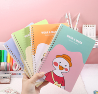 Carnet de notes Kawaii de haute qualité avec un design mignon, carnet à spirales, logo personnalisé