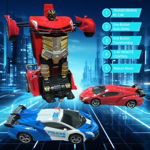 AiJH 1:18 Échelle Télécommande Voiture Transformer Robot 2.4GHZ Rc Auto Contient Déformation 360 Degrés Rotation Dérive Voiture Rc - Product Image 2
