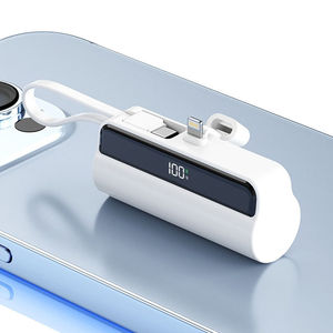 Mini Capsule 22.5W Fast Charge Portable Outdoor Mobile Power Supply 10000mAh Digital Display Comes with Cable Charging Treasure - Product Image 2