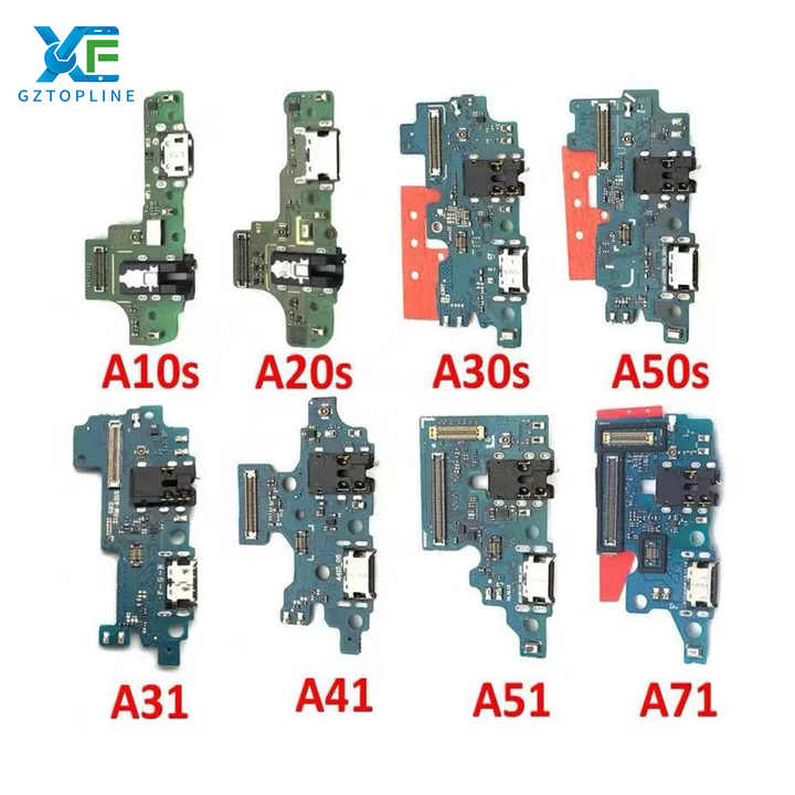 Mobile Phone USB Charging Port Board for Samsung A10s A20s A30s A50s A31 A41 A51 A71 Charging Port Flex Replacement