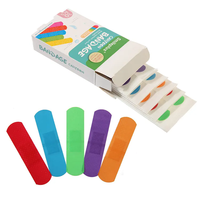 Bandages pour enfants OEM en PE, en vrac, colorés, flexibles, néon, imperméables, respirants, pour protéger les coupures et les égratignures des enfants