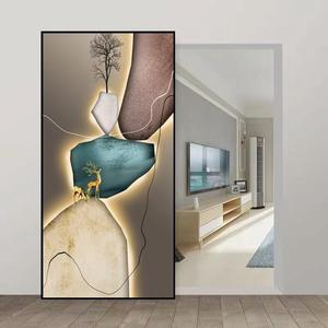 Sistema Completo di Porte Scorrevoli a Scomparsa in Tinta Unita con Finitura a Specchio per Soggiorno, Binario Nascosto in Alluminio, <span class=keywords><strong>Porta</strong></span> Invisibile Effetto Ghost - Product Image 2