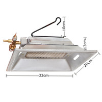 Système de chauffage pour élevage de volailles, allumage manuel, couveuse à poulets, chauffage infrarouge au gaz pour poulets et poules