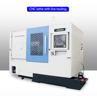 Machine-outil CNC à cinq axes TCK52 pour tournage et fraisage, lit incliné composite, utilisée pour les tours CNC de mécaniciens métallurgiques