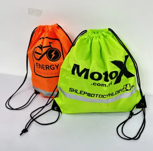 กระเป๋าเป้สะพายหลังแบบมีเชือกผูก ทำจากโพลีเอสเตอร์ 210D พิมพ์ลายการ์ตูน เป็นมิตรกับสิ่งแวดล้อม ใช้ซ้ำได้  รับผลิตตามแบบ  กระเป๋าโปรโมชั่นขายส่ง ยี่ห้อ LUNBO - Product Image 3