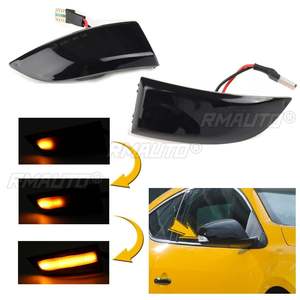 Luz LED de señal de giro dinámica, luz indicadora de intermitente para espejo lateral, para Renault Megane MK3 Scenic Fluence Latitude Safrane - Product Image 1