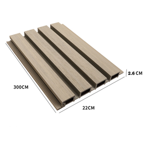 Revêtement mural en composite bois-plastique écologique, panneaux muraux en WPC, panneaux pour matériaux <span class=keywords><strong>de</strong></span> décoration - Product Image 2