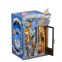 CuteBee - Vente en gros de maisons miniatures DIY, série CWGA, kit de coin lecture DIY, puzzle en bois 3D, jouets d'assemblage, kit d'artisanat DIY