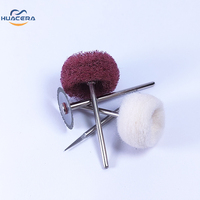 Huacera 3MR09.1 Kit de meulage et de polissage dentaire ajuster et polir les accolades invisibles pour les mèches de routeur à pointe en carbure de laboratoire dentaire