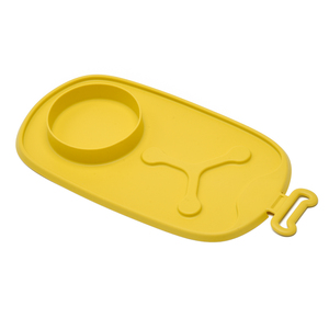 Assiette en silicone anti-chute pour enfants avec set de table, qualité alimentaire sans BPA, pour repas des tout-petits, vente en gros - Product Image 4