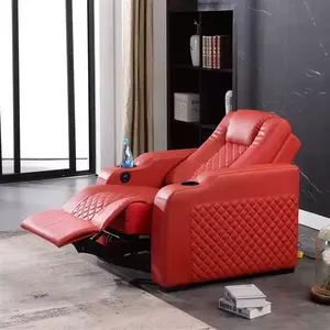 Canapé inclinable fonctionnel, mobilier de salon avec revêtement en tissu ou en PU pour cinéma, home cinéma, hôtel, sièges de chambre - Product Image 2