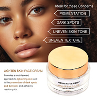 Crème Visage Naturelle OEM Personnalisée Anti-Imperfections et Anti-Taches, Crème Éclaircissante Symwhite 377 Effet Blanchissant en 14 Jours, Meilleure Vente