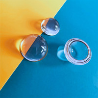 Lentille demi-sphère en silice fondue JGS1, diamètre 7 mm, hauteur 3,5 mm, pour application de collimateur laser