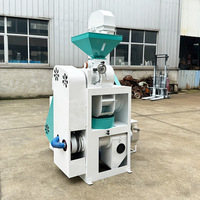 Machine à décortiquer le riz chinoise automatique combinée 600 kg/h, haute efficacité, traitement des céréales avec moteur diesel 40 CV