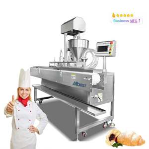 Haute productivité 220V semi-automatique myrtille confiture Croissant déposant injecteur gâteau pâte remplissage et injecter Machine - Product Image 1