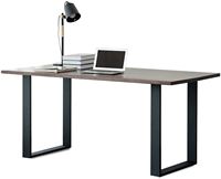 Pieds de table en fer carré, style industriel moderne, pour hôtel, maison, bureau, salon, usage extérieur - capacité de charge de 200 kg