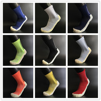Yinyueli — chaussettes de sport antidérapantes pour hommes, avec film de frottement classique, professionnelles de football, à compression personnalisée
