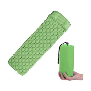 Tapis de plage gonflable Durable tapis d'équipement de Camping tapis de couchage léger auto-gonflant avec oreiller sports de plein air