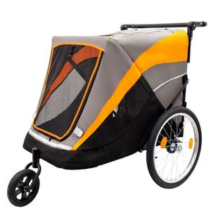 <span class=keywords><strong>Cochecito</strong></span> de perro plegable de alta resistencia, gran capacidad, para viajes al aire libre, carrito para mascotas, carrito de malla transpirable de tela Oxford - Product Image 1
