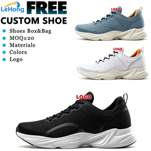 รองเท้าผ้าใบหนังแท้แบบผูกเชือก สไตล์สเก็ตบอร์ด สำหรับผู้ชายและผู้หญิง ดีไซน์ย้อนยุค ทรงหนา สปอร์ต ทันสมัย ใส่เดินได้ ฤดูใบไม้ผลิ - Product Image 1