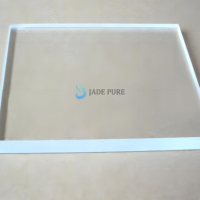 Verre solide ultra-transparent à faible teneur en fer JADE PURE avec garantie d'un an pour les projets de décoration intérieure industrielle et de cuisine