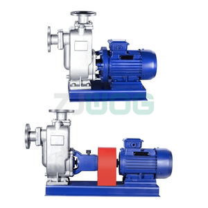 Bomba Centrífuga Horizontal Zwzx Autocebante Antiobstrucción de 1 Pulgada con Motor a Prueba de Explosiones para Aguas Residuales y Aceite, Fuente de Alimentación Eléctrica - Product Image 3
