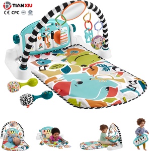 Alfombra de Juego OEM Deluxe con Piano Musical, <span class=keywords><strong>Gimnasio</strong></span> de <span class=keywords><strong>Actividades</strong></span>, Juguete Educativo Musical para Recién Nacidos de 0+ Meses, Alfombra de Juego para Bebés con 2 Sonajeros de Plástico - Product Image 1
