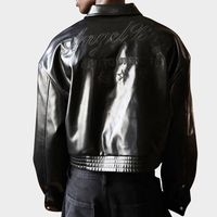 Haute qualité personnalisé hommes Chenille patchs broderie peau de vache varsité veste imperméable élégant Bomber lettre motif