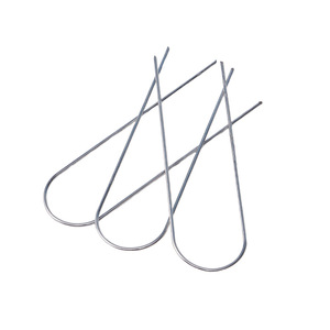 Estacas <span class=keywords><strong>de</strong></span> Jardín en Forma <span class=keywords><strong>de</strong></span> U <span class=keywords><strong>de</strong></span> Acero Inoxidable DaringFish para Control <span class=keywords><strong>de</strong></span> Malezas, Fijación <span class=keywords><strong>de</strong></span> Película <span class=keywords><strong>de</strong></span> Cobertura, Estacas para Césped, Invernadero y Paisajismo - Product Image 1