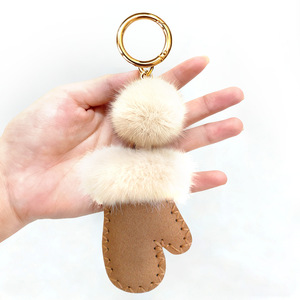 Porte-clés en cuir PU artisanal tendance, écologique, charme mignon, cadeau promotionnel - Product Image 5