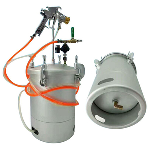 Recipiente Neumático para Pintura de 15L (1/2 Galón) con Conjunto de Manguera de Aire y Fluido, Sistema de Pulverización de Pintura - Product Image 4