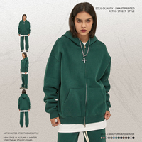 Nouvelle collection Automne Hiver 2025 – Cardigan matelassé à double fermeture éclair 350G-500G, anti-plis, anti-rétrécissement, style Y2K, avec capuche et coupe ample pour un look tendance
