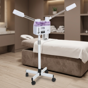 Vaporizador Facial y Corporal de Ozono Frío y Caliente con Ruedas Universales de 110V - Product Image 2