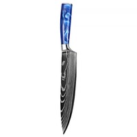 Professioneel gesmeed 5,5-inch abalone schelp handvat koolstofstaal hoogglans vintage XF steak keukenmes