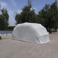 NOUVEAU Abri d'auto pliant automatique pour la maison Auvent d'extérieur avec écran solaire pour garage mobile Auvent de stationnement rétractable simple