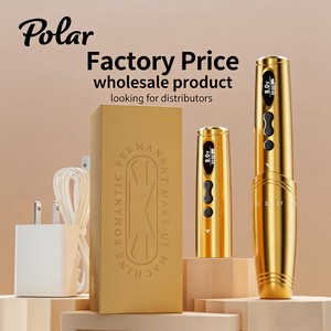 Penna per Trucco Permanente Wireless Quelle con Corsa Regolabile, Macchina per Trucco Permanente, Penna per Sopracciglia Compatibile con Cartucce Universali - Product Image 1