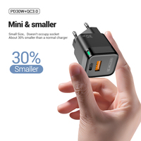 Chargeur rapide USB C 30W Adaptateur mural à charge rapide PD Chargeur premium à prix d'usine OEM