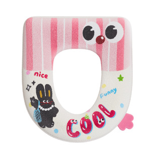 Toilet Seat Cover Cartoon Design Waterproof Thickened For Winter Four Seasons Use - Product Image 5