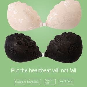 Nouvelle dentelle Push-up respirant <span class=keywords><strong>Invisible</strong></span> <span class=keywords><strong>soutien</strong></span>-<span class=keywords><strong>gorge</strong></span> Ultra-mince une pièce coquille bandoulière Silicone poitrine <span class=keywords><strong>soutien</strong></span>-<span class=keywords><strong>gorge</strong></span> boucle - Product Image 2